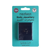 Body Jewellery Nose Screw Crystal/Rose Nose Bone Aqua 20G 1MM Stainless Steel Nose Stud